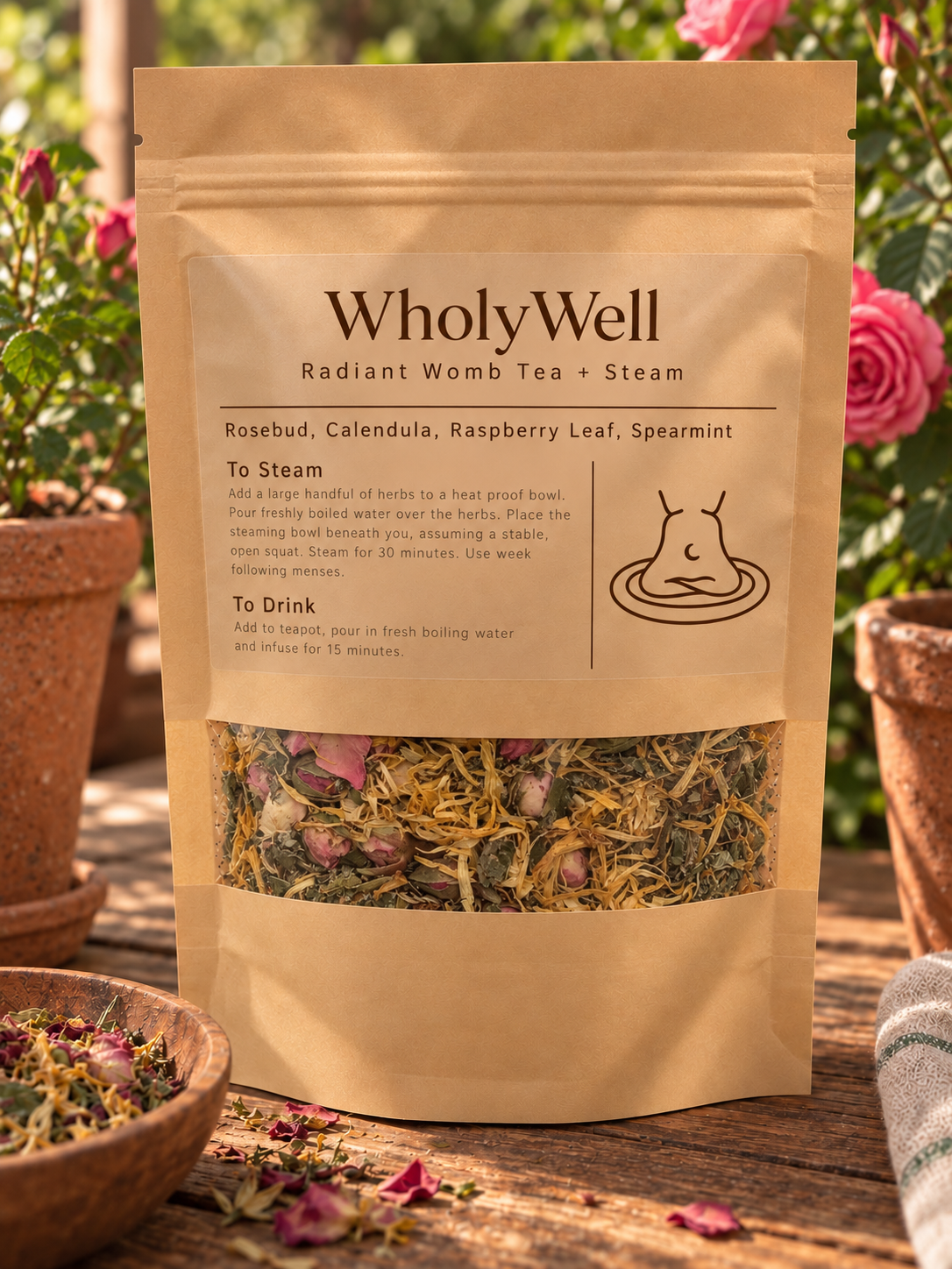 Womb Hug | Tea + Steam